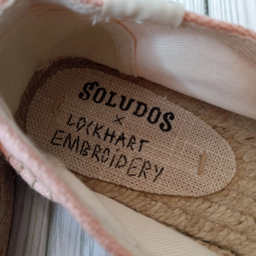 NEW Soludos X Lockhart Aloha Bohemian Embroidered Espadrilles